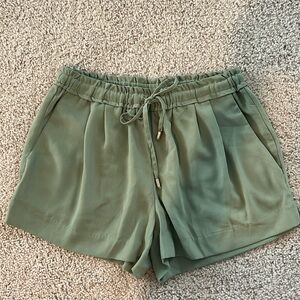 Lulus sage green drawstring short